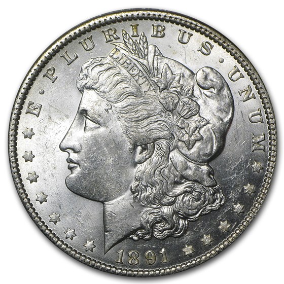 1891 Morgan Dollar BU 1891 Morgan Dollar BU